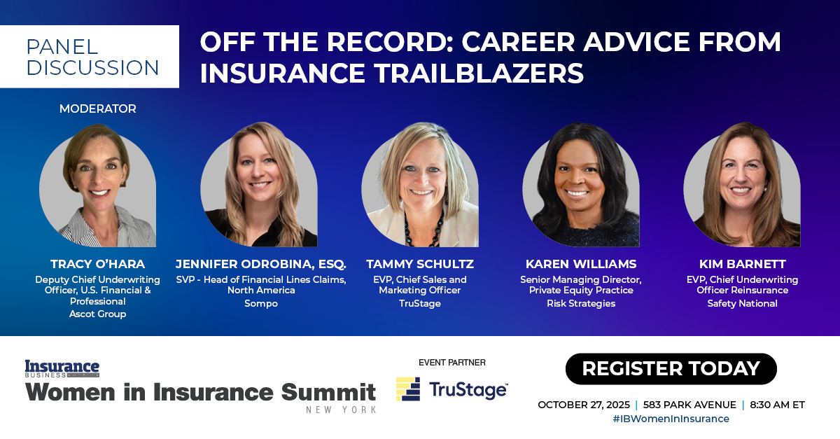 #IBWomenInInsurance: Don’t miss “Off the Record: Career Advice from Insurance Trailblazers” — an interactive Q&amp;A where you can ask senior industry leaders for real-world guidance on career transitions, leadership engagement, and leveraging mentorship.

hubs.la/Q03FTCRp0