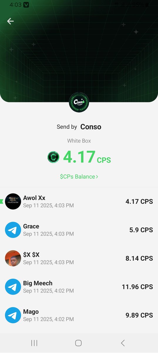 #ConsoCoinBox@conso_tg
Referral code ZHR048
UID 4893284352