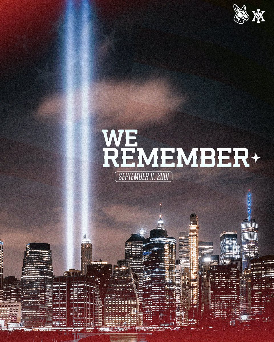 's tweet image. Today, we remember the lives lost on September 11, 2001 — a day that changed us forever🇺🇸

We honor the heroes, the victims, and the families who carry their memory every day.

#TheHUNT | #RahVaMil