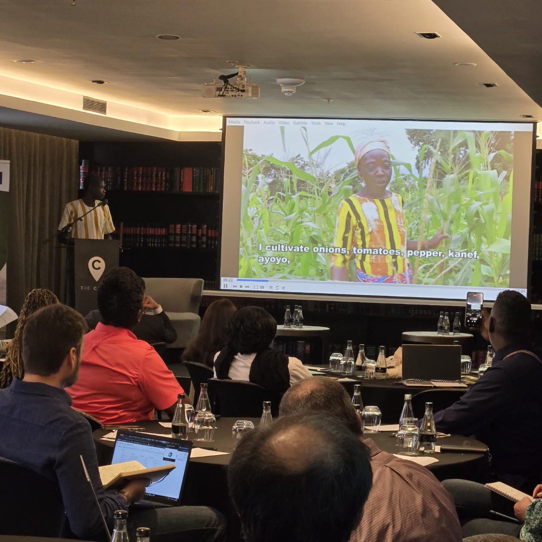 BasicNeedsGh's tweet image. At the #UNDP Adaptation Fund Climate Innovation Accelerator Global Closure Workshop in 🇿🇦, Azuure Stanislaus highlighted stories of resilience, sustainability lessons &amp;amp; community-driven impact. 

He also commended grantees &amp;amp; partners for inspiring practical climate solutions.