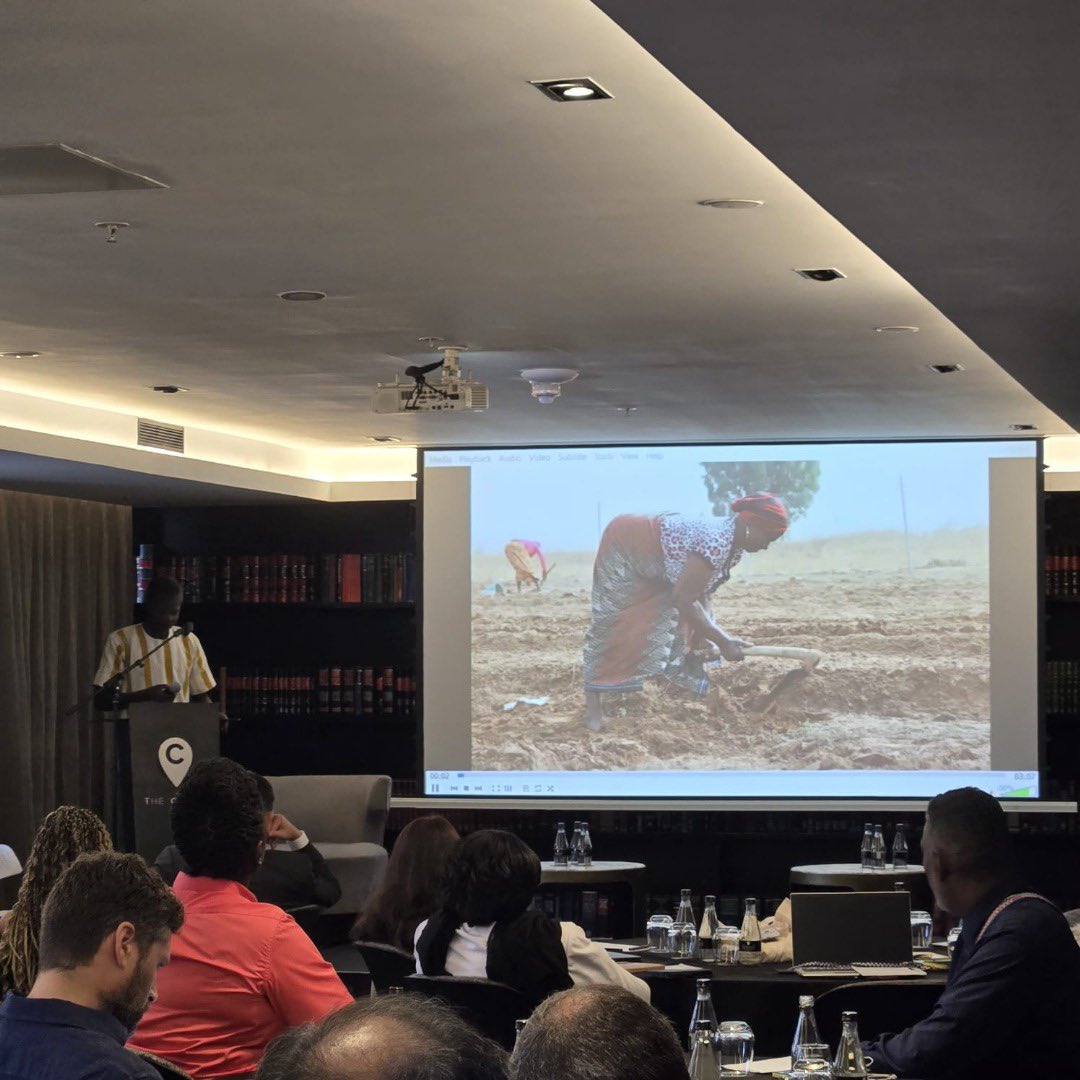 BasicNeedsGh's tweet image. At the #UNDP Adaptation Fund Climate Innovation Accelerator Global Closure Workshop in 🇿🇦, Azuure Stanislaus highlighted stories of resilience, sustainability lessons &amp;amp; community-driven impact. 

He also commended grantees &amp;amp; partners for inspiring practical climate solutions.