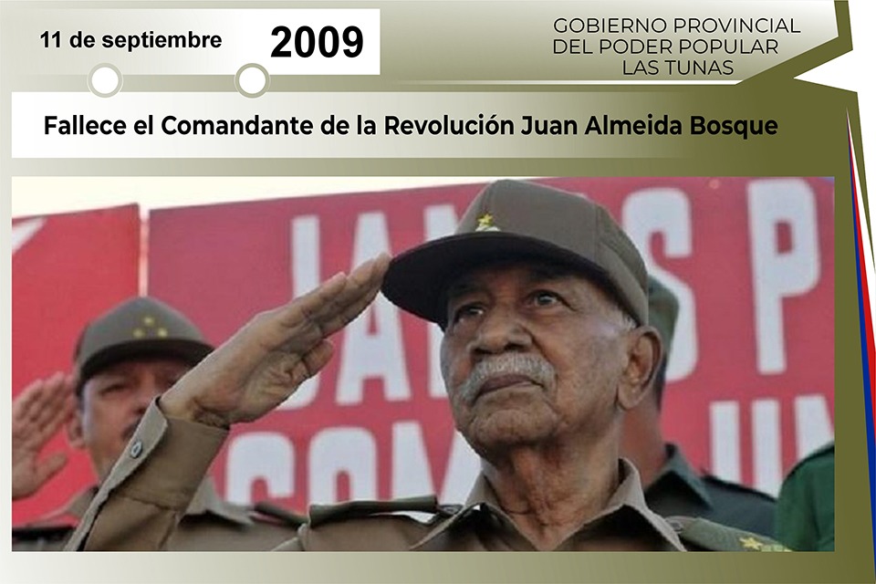 🗣️ El nombre del Comandante de la Revolución Juan Almeida Bosque permanecerá por siempre en el corazón y la mente de los cubanos.
#CubaViveEnSuHistoria