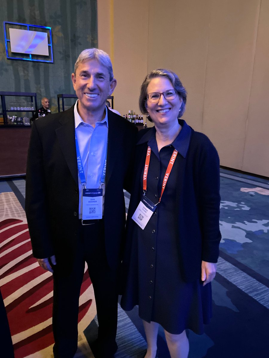 Nothing better than connecting with industry rockstars at <a href="/Verint/">Verint</a> #Engage25

Amy Haseltine
Steve Seger
Dan Bodner
Jaime Meritt