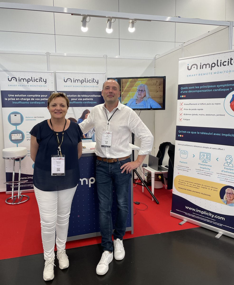 Rendez-vous à Rennes pour Les Journées Nationales du GERS-P ! Notre équipe vous attend jusqu'à demain pour échanger sur la #TélésurveillanceCardiaque et démontrer comment Implicity innove au service des patients et des professionnels de santé. #GERSP2025 #Cardiologie