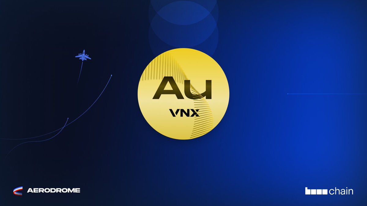 AerodromeFi's tweet photo. VNXAU takes to the skies 🛫

The $VNXAU - $USDC pool on Aerodrome is now eligible to receive AERO emissions

Welcome, @VNX_Platform

Incentives incoming https://t.co/PU5kdyVy0k