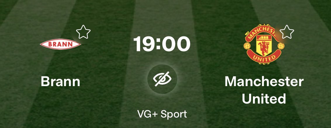 🧞‍♀️TIPPEKONK!

(NORGES BESTE ODDSBONUS)

🌸 Brann - Manchester United

Hva du må gjøre:
🌷Hva blir resultatet?
🌷Retweet + følg meg
🌷Ha konto hos Miki! Lag en konto via link her: miki.social/s (100% opptil 6000kr odds og casinobonus via link)

🌸300kr til to person!