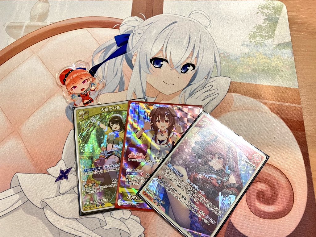 #hololiveOCG ショップ大会

優勝【もとや】さん【ババドナ】
コメント：割り込みフェニックス🐔

でした！
おめでとうございます🎉
ご参加ありがとうございました😆