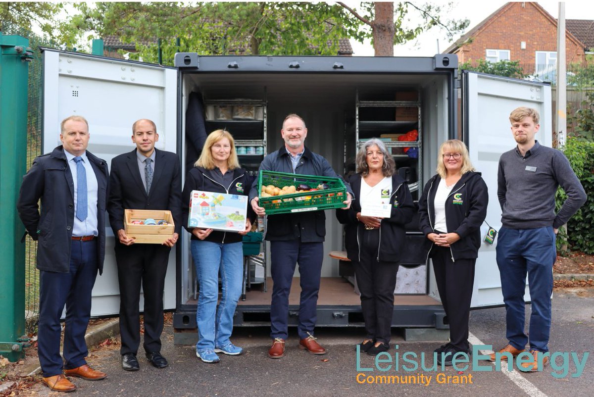 Through a donation from the Leisure Energy #CommunityGrant, funding was provided to the Cotgrave Community Kitchen to enable the purchase of a storage container for storing essential provisions.
<a href="/Rushcliffe/">Rushcliffe Borough Council</a> <a href="/LeisureLex/">Leisure Lex</a> 

Read more on the link below:
bit.ly/47xKDIC