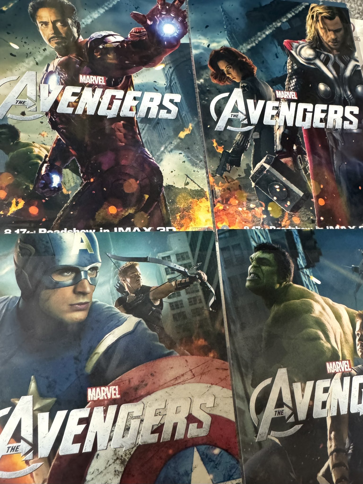 MARVEL フライヤー 映画 おまけ付き MARVEL作品(アベンジャーズ他)／映画チラシセットマーベル