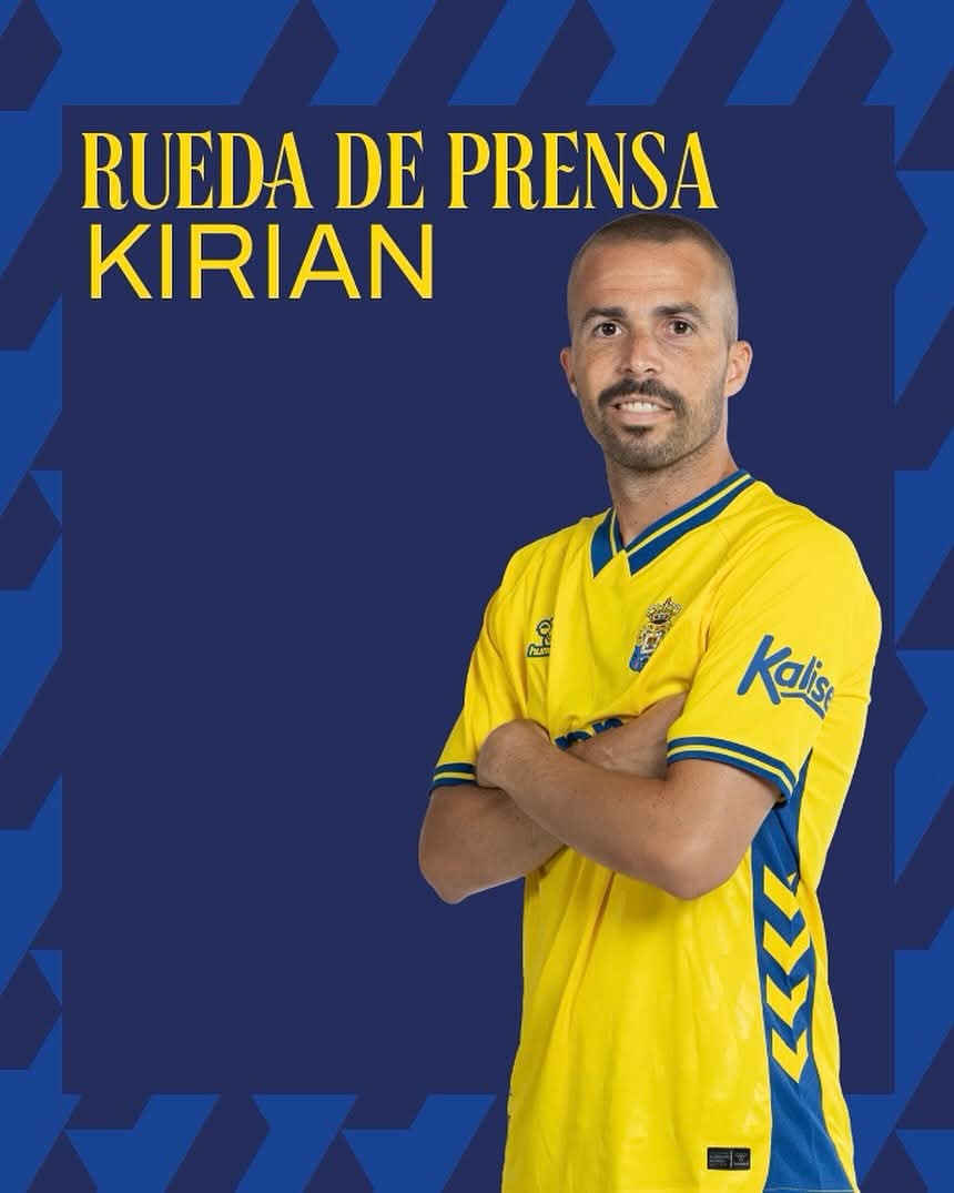 Grande Kirian. Siempre en mi equipo <a href="/UDLP_Oficial/">UD Las Palmas</a>.💪💪💛💙⚽