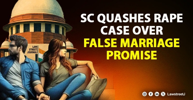 LawstreetJ's tweet photo. #SupremeCourt quashes #rapecase on false promise of marriage, calling it a gross abuse of law and slams frivolous, vexatious allegations.

Read full article here

@isaketsourav #CriminalLaw #AbuseOfProcess #FrivolousComplaint #RapeLaws #LawAndOrder #LegalPrecedent
