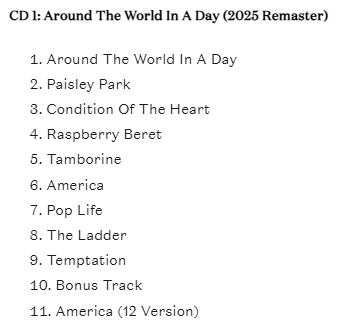 NPG_KID's tweet image. CDの10曲目の「Bonus Track」が気になる...
#プリンス #Prince #ATWIAD