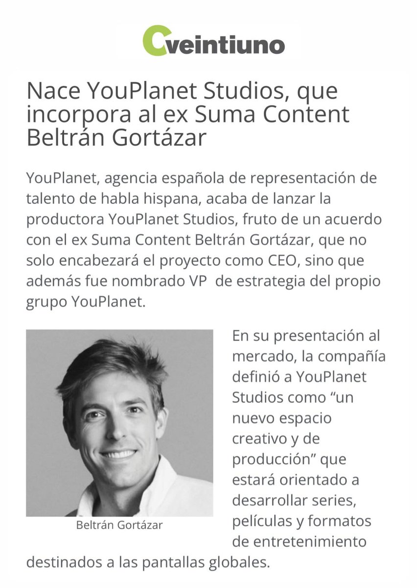 Seguimos abrumados y muy agradecidos por la repercusión de nuestro lanzamiento. 🙌
Gracias a quienes se hicieron eco y nos impulsan en esta nueva etapa llena de ilusión.
¡Esto solo acaba de empezar! 🎬