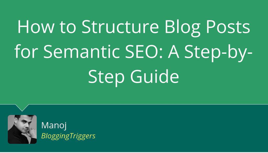 Are your blog posts just a wall of text, or are they a map that leads search engines and readers to real answers? Structure is everything. Dive into our full guide to master semantic SEO and boost traffic. 

Read more 👉 lttr.ai/Aiob2

#SEO #Google #Blogging