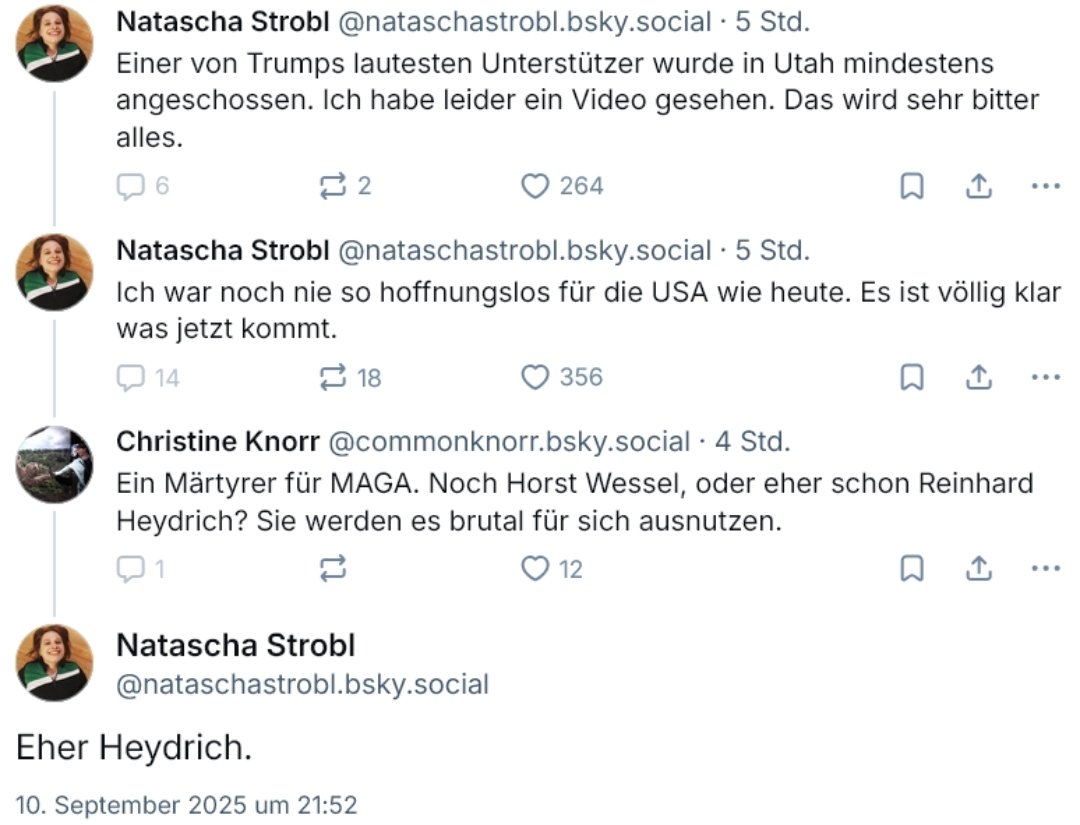 ARD Rechtsextremismus Expertin Natascha Strobl zum Anschlag auf Charlie Kirk. #OerrBlog