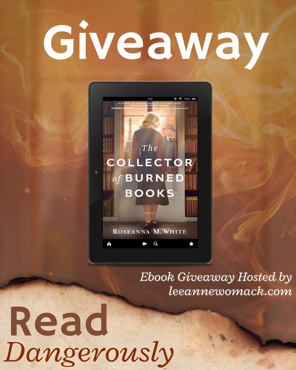 WWII Historical #Giveaway : The Collector of Burned Books by Roseanna M. White leeannewomack.com/giveaway/?ksre…