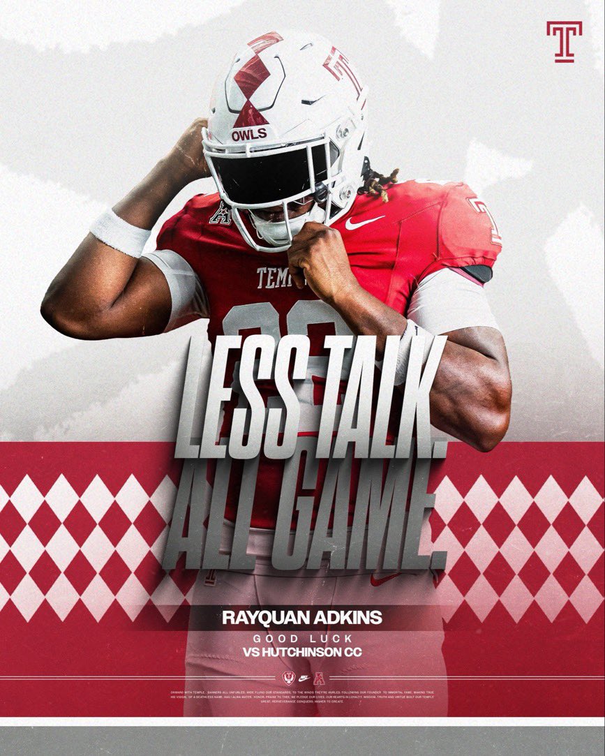 #TempleTUFF Appreciate the love!!