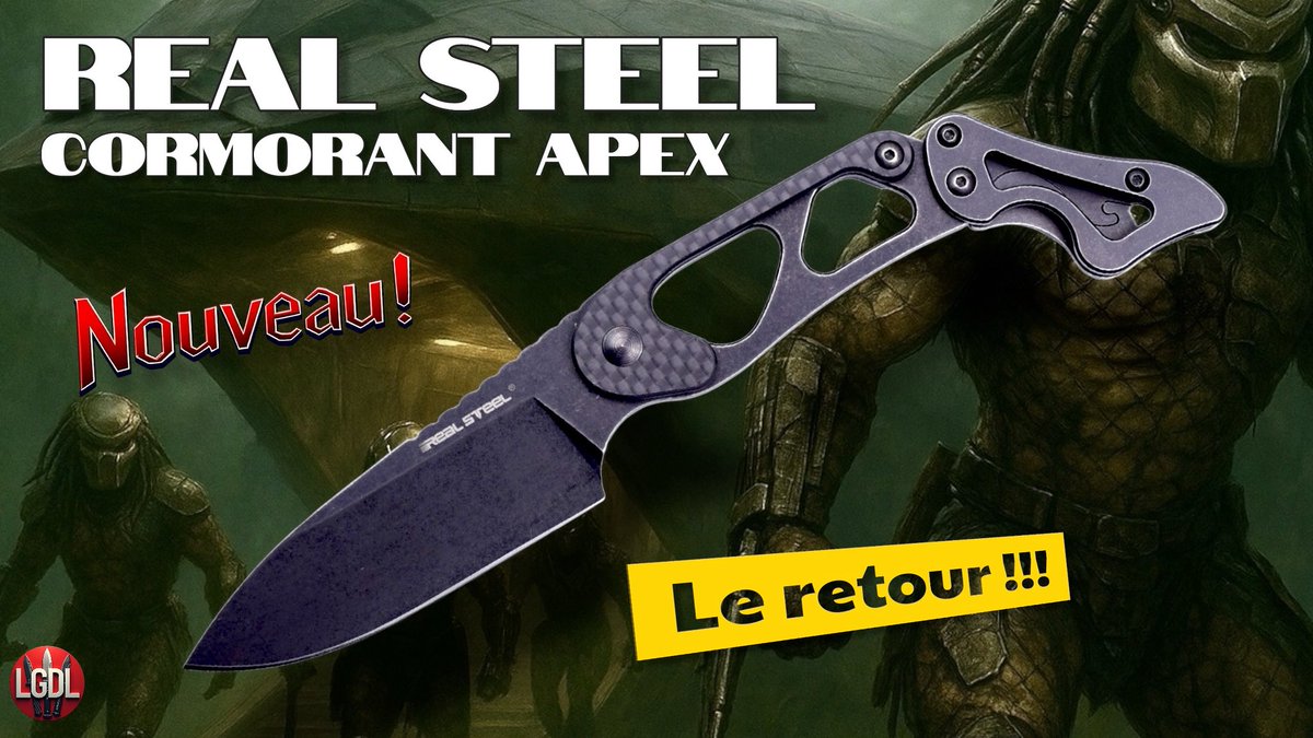 LGDL2's tweet photo. REAL STEEL Cormorant Apex le couteau de poche du Predator !!!
Vidéo dispo sur YouTube 👉 https://t.co/ZUs5urINy5
#realsteelknives #knives #couteaux #edc #survie #bushcraft https://t.co/5oDEO6F4gj