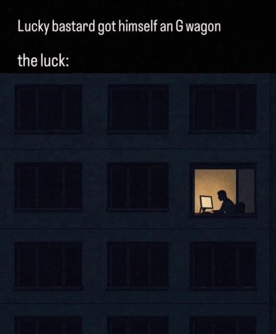 Luck isn't real