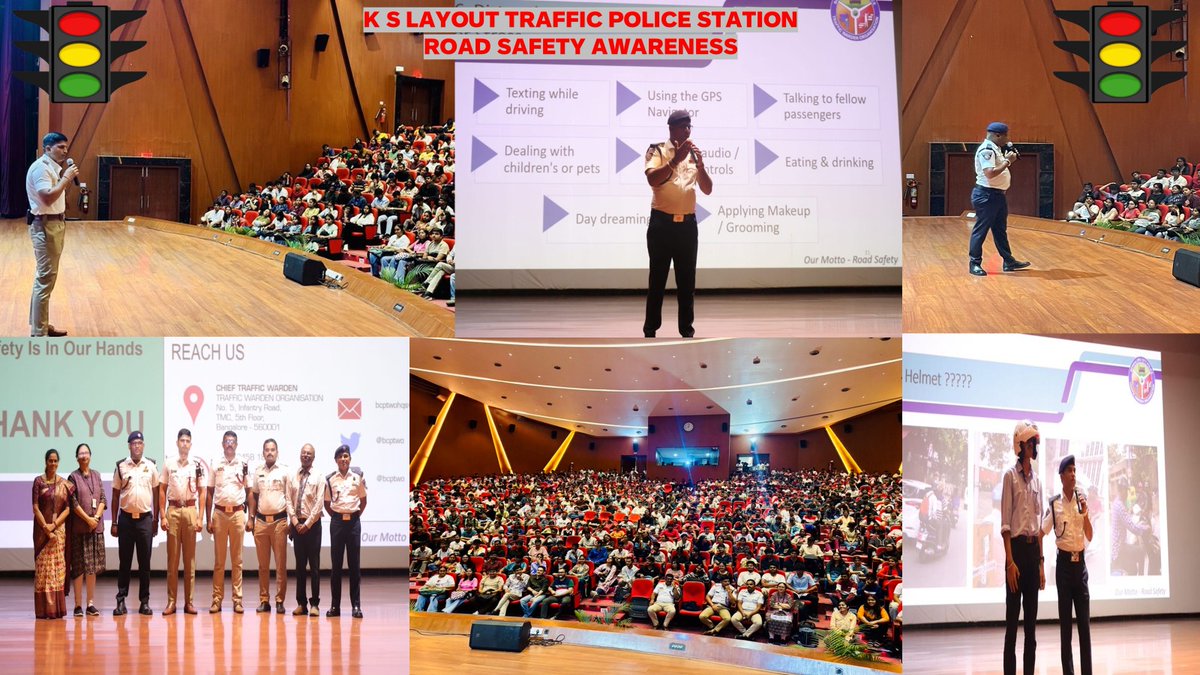 ಕೆ.ಎಸ್. ಲೇಔಟ್ ಸಂಚಾರ ಠಾಣೆ/K.S.LAYOUT TRAFFIC BTP (@kslayoutrfps) on Twitter photo ಈ ದಿನ ಠಾಣಾ ವ್ಯಾಪ್ತಿಯ ದಯಾನಂದ ಸಾಗರ್ ಕಾಲೇಜಿನಾ ಇಂಜಿನಿಯರ್ ವಿದ್ಯಾರ್ಥಿಗಳಿಗೆ ಸಂಚಾರ ನಿಯಮಗಳ ಪಾಲನೆ ಬಗ್ಗೆ ಅರಿವು ಮೂಡಿಸಲಾಯಿತು. <a href="/Jointcptraffic/">Joint CP, Traffic, Bengaluru</a> <a href="/blrcitytraffic/">ಬೆಂಗಳೂರು ಸಂಚಾರ ಪೊಲೀಸ್ BengaluruTrafficPolice</a> <a href="/BlrCityPolice/">ಬೆಂಗಳೂರು ನಗರ ಪೊಲೀಸ್ BengaluruCityPolice</a> ಈ ದಿನ ಠಾಣಾ ವ್ಯಾಪ್ತಿಯ ದಯಾನಂದ ಸಾಗರ್ ಕಾಲೇಜಿನಾ ಇಂಜಿನಿಯರ್ ವಿದ್ಯಾರ್ಥಿಗಳಿಗೆ ಸಂಚಾರ ನಿಯಮಗಳ ಪಾಲನೆ ಬಗ್ಗೆ ಅರಿವು ಮೂಡಿಸಲಾಯಿತು. <a href="/Jointcptraffic/">Joint CP, Traffic, Bengaluru</a> <a href="/blrcitytraffic/">ಬೆಂಗಳೂರು ಸಂಚಾರ ಪೊಲೀಸ್ BengaluruTrafficPolice</a> <a href="/BlrCityPolice/">ಬೆಂಗಳೂರು ನಗರ ಪೊಲೀಸ್ BengaluruCityPolice</a>