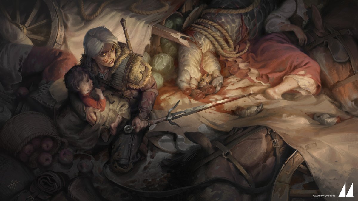 "You were always an unruly child. I adored that about you. Now fly!"

A tribute to The Witcher with this beautiful fan art by artist Alex Alexandrov. 🐺⚔️
Art Direction: Arthur Bozonnet