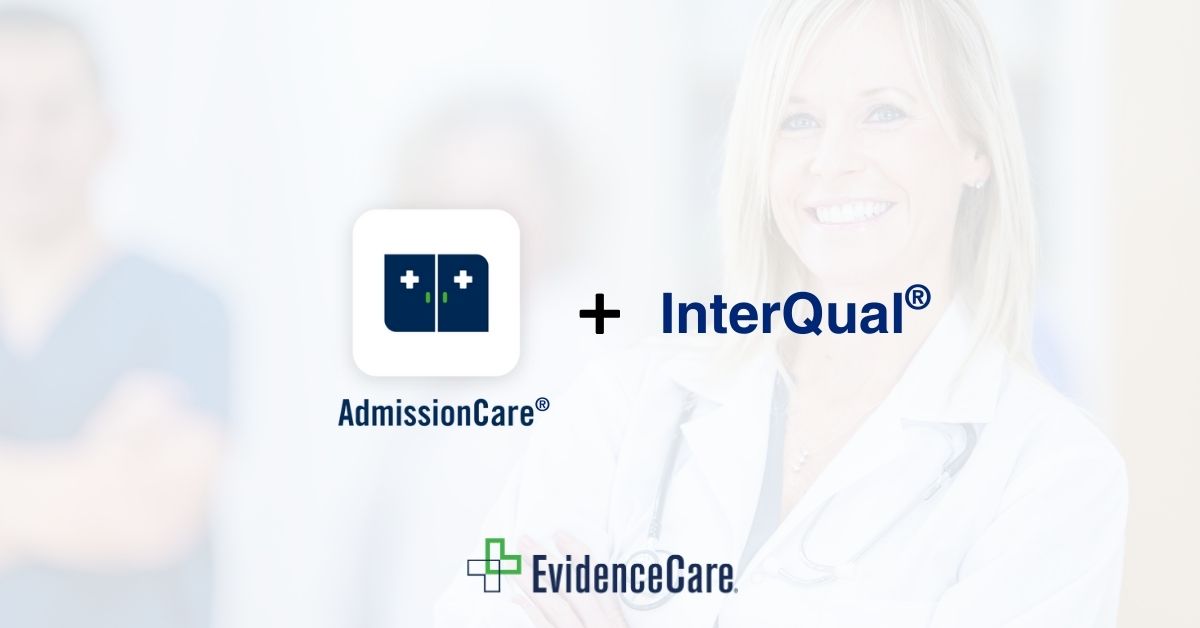 evidencecare's tweet image. 📣 Big announcement! We’re excited to share that AdmissionCare® is integrating InterQual® solutions to power the next generation of real-time bed status guidance...
Full announcement here: evidence.care/evidencecare-t…
#HealthIT #ClinicalWorkflow #HospitalAdmissions #InterQual