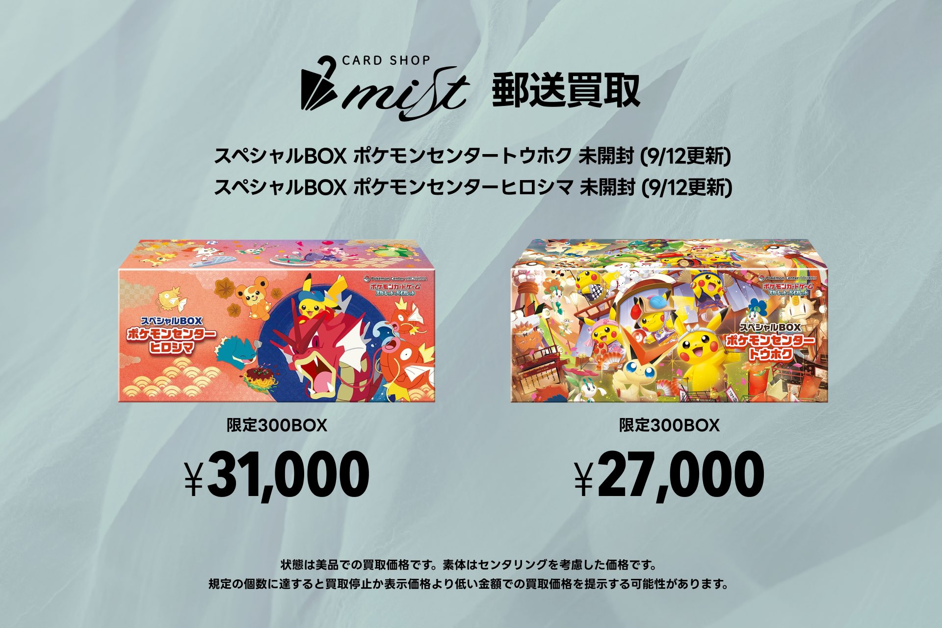 ポケモンセンターヒロシマ スペシャルBOX(プロモなし) ポケモン