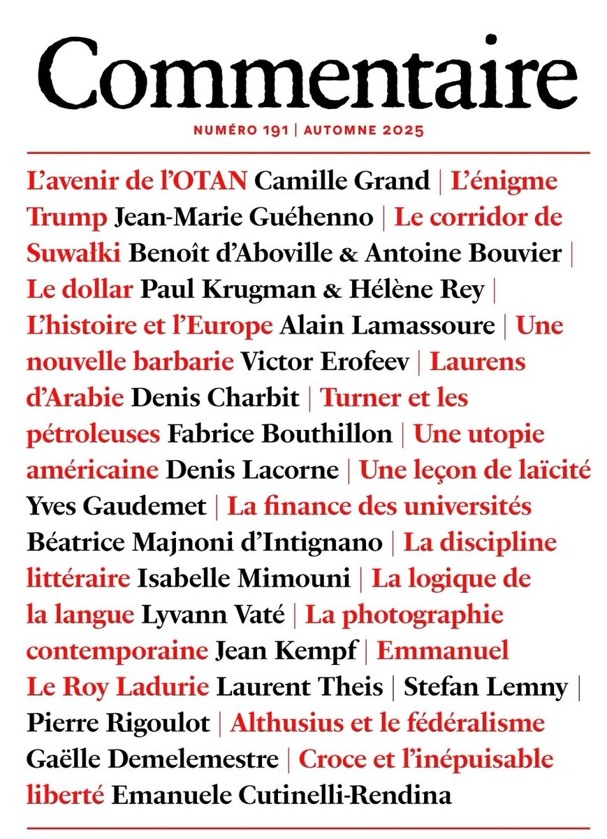 LyvannVate's tweet image. 🗞En kiosque et en librairie aujourd'hui sort le dernier numéro de @RevCommentaire. 

➡️J’explique pourquoi je m’oppose à la réforme de la grammaire proposée par le Conseil scientifique de l’Éducation nationale.

Elle abolirait notamment les règles d’accord du participe passé. 📚
