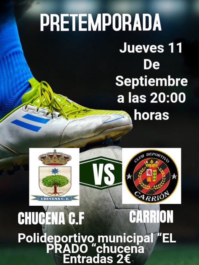 No falte ven esta tarde y disfruta del partido de nuestro senior 💛💙💛💙⚽️⚽️
Entradas 2€