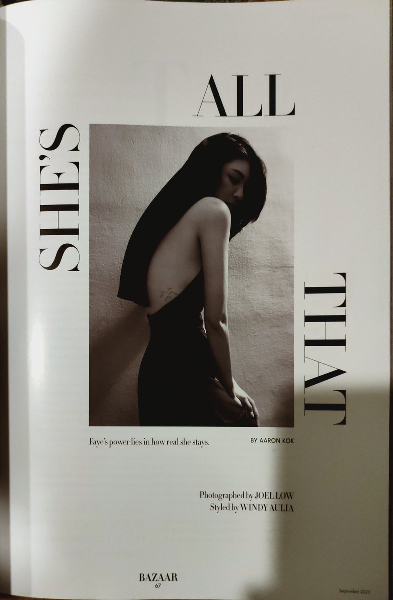 FayeSG_official's tweet image. 📸 Harper&apos;s Bazaar Singapore- September Issue 

Thank you for having Faye Peraya 🌻💛

#FayePeraya 
#ฝ้ายพีรญา
#HarperBazaar
#HarperBazaarSG