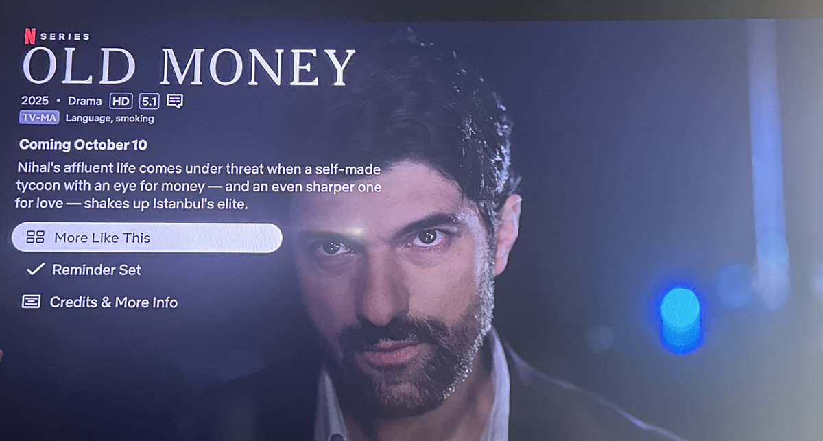 Sunny1488's tweet photo. In the U.S. the date is there finally! 🇺🇸��😍 October 10 can’t come soon enough 🫶 #EnginAkyürek #OldMoney #EnfesBirAkşam @netflix @netflixturkiye https://t.co/auHE2E9KNH