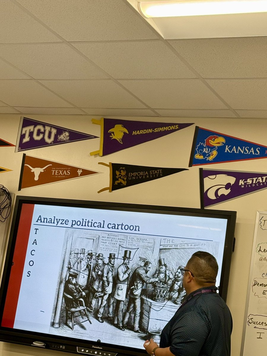 Jasma_Hayes's tweet image. U.S. History teachers rehearsing strategies in PLC to guide students in analyzing images and primary sources from the Gilded Age—building critical thinking and historical connections. #ElevateEverything @mannydlc2 @MadisonTurnerC @NorthSideFWISD