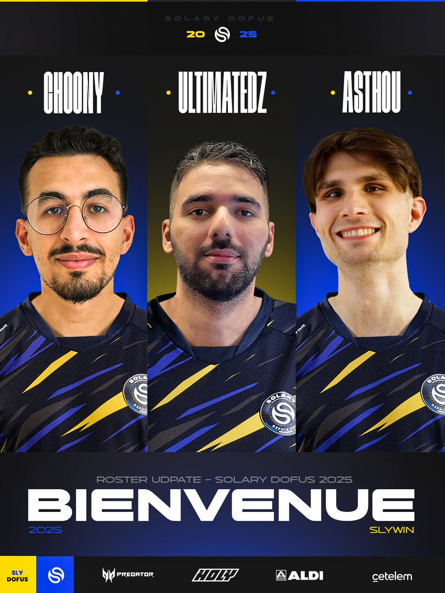 La dynastie continue.

<a href="/Natsudoku_/">SLY Natsudoku</a> se devait d’être bien entouré pour poursuivre la domination et l'histoire de la meilleure équipe Dofus de tous les temps !

🇫🇷 <a href="/UltimateDz2/">Ultimate-Dz</a> &amp; <a href="/Asthouu/">SLY - Asthou</a> - Champions du Monde, vainqueurs d'un Dofus Championship et doubles champions des Masters.
🇲🇦