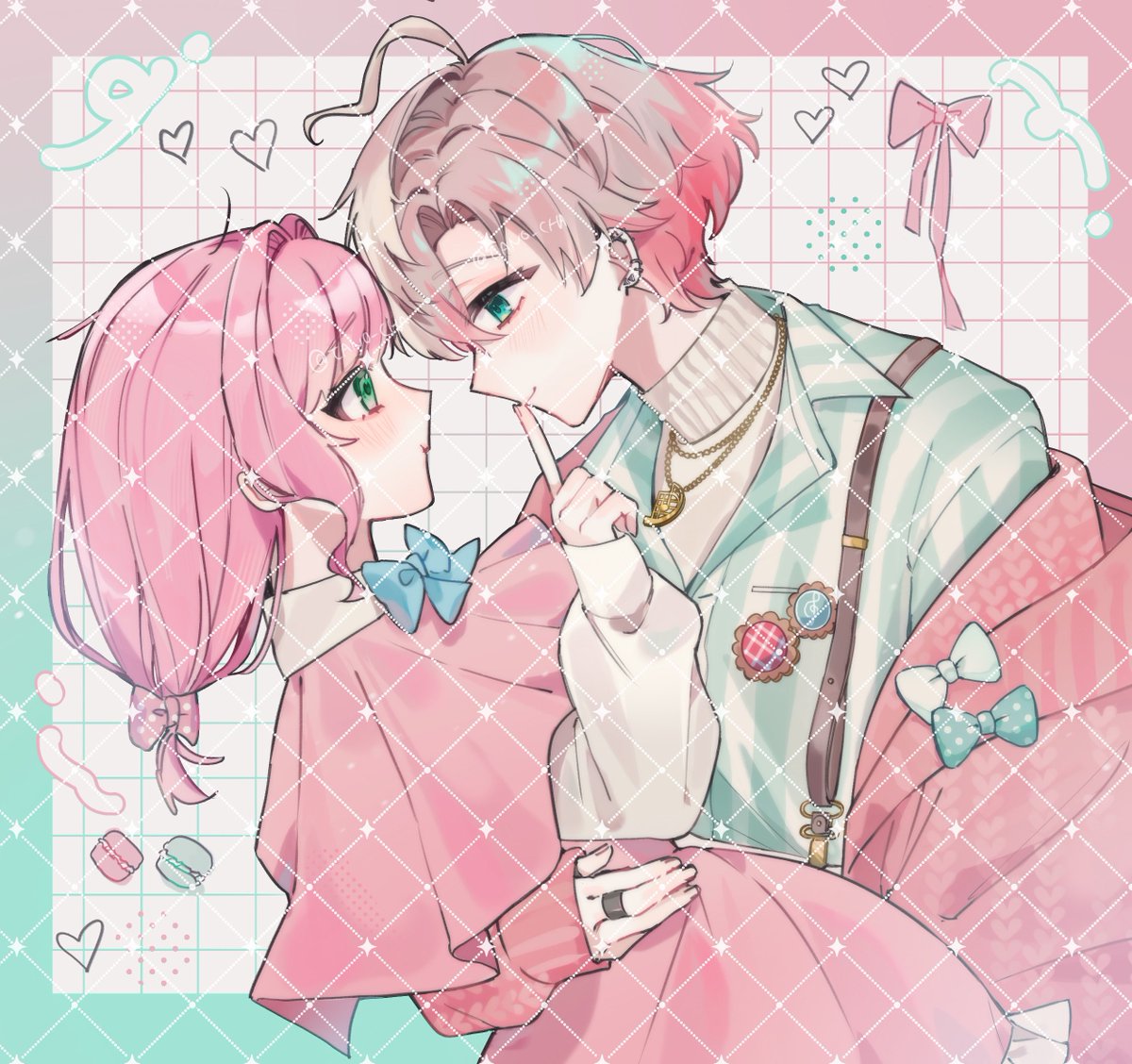 TANO_CHA's tweet photo. 描き合いです！ありがとうございました〜！🫶🏻💗 https://t.co/hkjA0lStFk