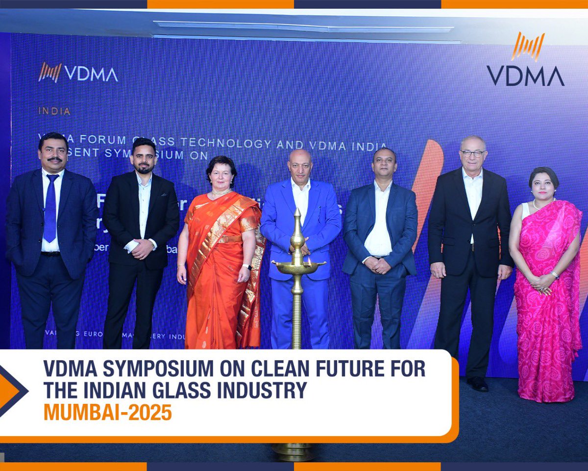 vdmaindia's tweet image. 🌿 India’s #GlassIndustry is moving towards a #CleanFuture!

On 9th Sept, #VDMAIndia gathered leaders &amp;amp; innovators in Mumbai to drive #Sustainability, #EnergyEfficiency &amp;amp; #Innovation in manufacturing.

#GreenIndustry #SmartManufacturing #FutureOfManufacturing
