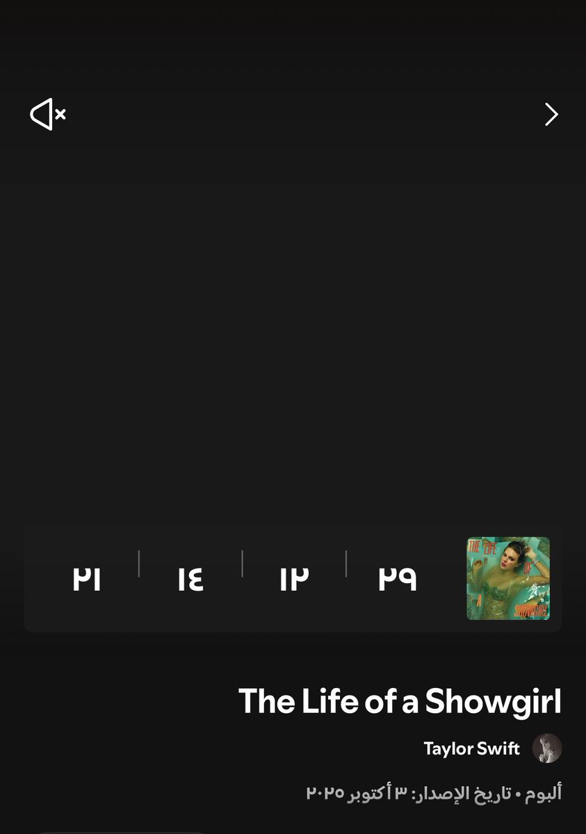21 يوم على البوم the life of a showgirl