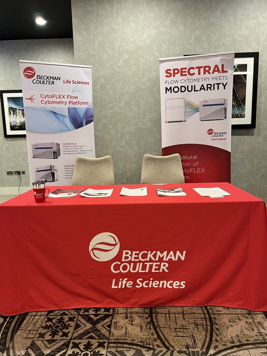 Great to be here with <a href="/BCILifeSciences/">Beckman Coulter Life Sciences</a> Flow Cytometry.

Drop by for a chat.