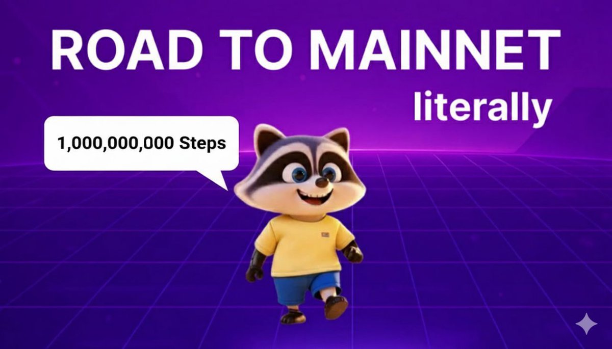 LootGO’s Road to Mainnet ,🚶‍♂️ 1 BILLION steps.

Join us on Looties Walk: Road to Mainnet tomorrow at 8AM UTC inside the LootGO discord server and be part of history in the making ! 🦝