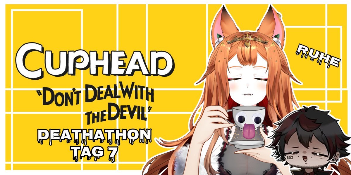 💀Deathathon Tag 7💀
50 Cuphead Tode = 1x Dreh am Rad des Todes für den Deathathon.
2 Tassen welche warten befüllt zu werden...wait what?🍵

18 Uhr auf ihr wisst schon wo mit ihr wisst schon wen!

<a href="/Tiex_Oyabun/">Tiex_Oyabun</a> 🤫