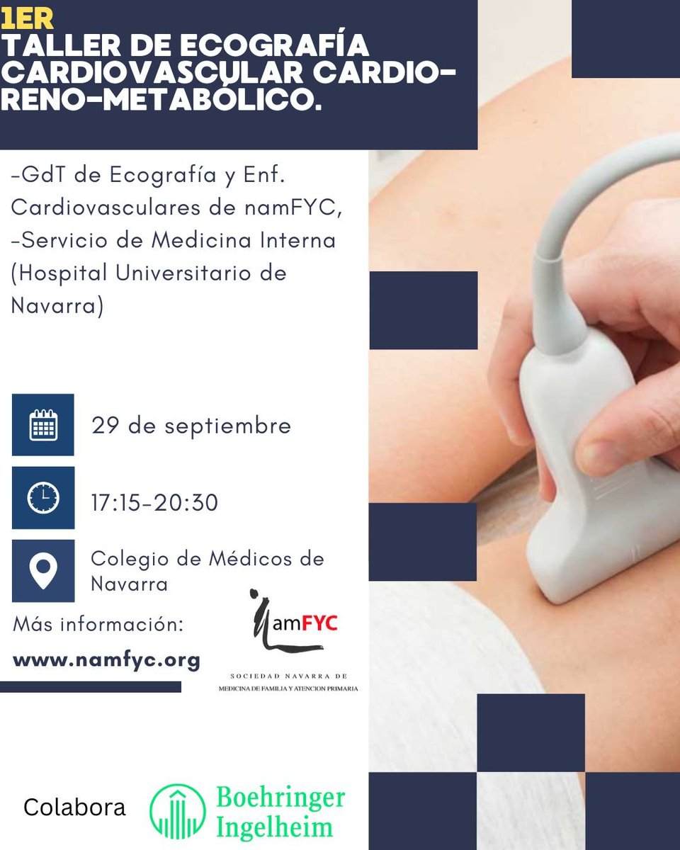 🗓️29 de septiembre, 17:15-20:30
🏡Colegio de Médicos de Navarra
👉namfyc.org/index.php/curs…