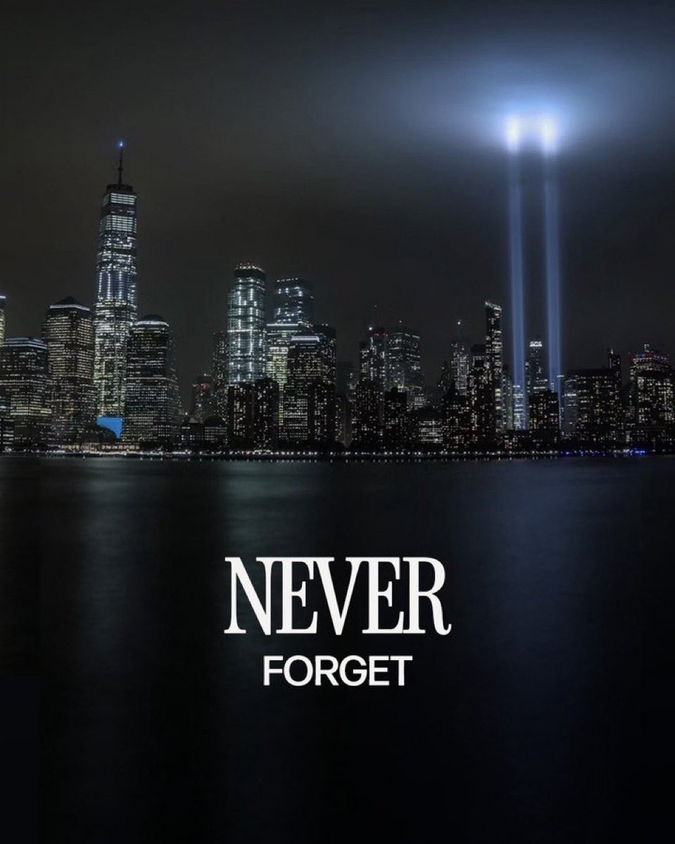 Today and always, we remember those whose lives were tragically and unjustly cut short, and we pay tribute to the brave first responders and all who risked everything to save others.