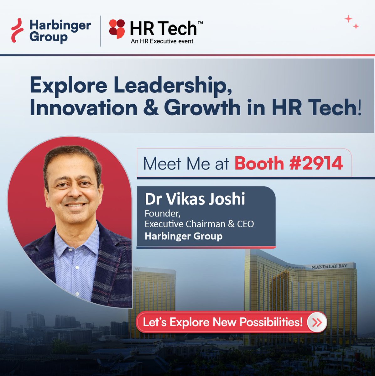 Excited to join HR Tech 2025 in Las Vegas

Meet me at Booth #2914 with the Harbinger team to dive into AI, next-gen HR solutions, and faster go-to-market strategies. Discover how technology is transforming the future of work. 
 
#HRTech2025 #AI #AgenticAI #HRInnovation