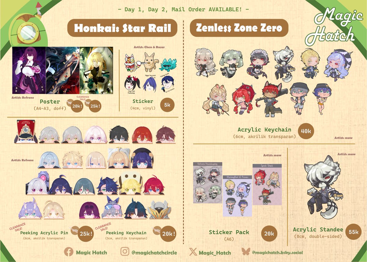 Magic_Hatch's tweet image. 🧵2/4
Fandoms: #HonkaiStarRail #ZenlessZoneZero #GenshinImpact #ProjectMoon #dungeonmeshi #breathoffire #a3! #CallofDuty #theRavagesOfTime #ObeyMe #DokiDokiLiteratureClub