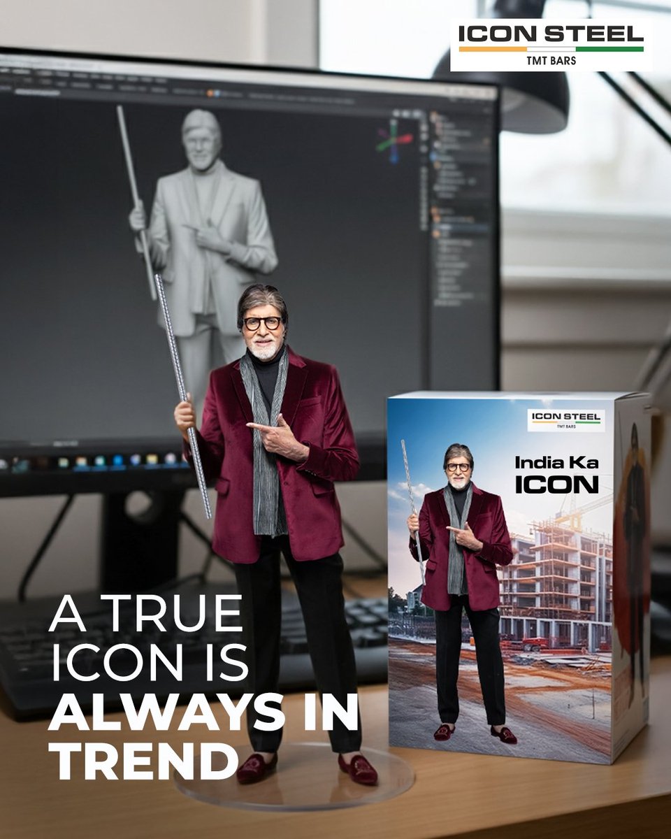 iconsteelindia's tweet image. Fashion changes, trends evolve, but strength stays timeless.
ICON Steel - Always in trend!

#IconSteel #TMTBars #Ductility #Strength #trending #3DFigure #NanoBanana #MomentMarketing