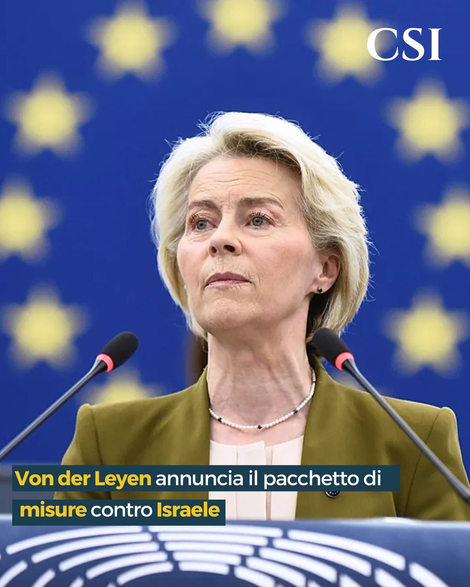 🇪🇺🇮🇱 Von der #Leyen annuncia a #Strasburgo la sospensione del sostegno bilaterale ad #Israele, proposti anche il blocco parziale dell’Accordo di associazione con Tel Aviv e l’adozione di #sanzioni.

A cura di Jacklin Faye

👇
instagram.com/p/DOdtYG3CI4-/…