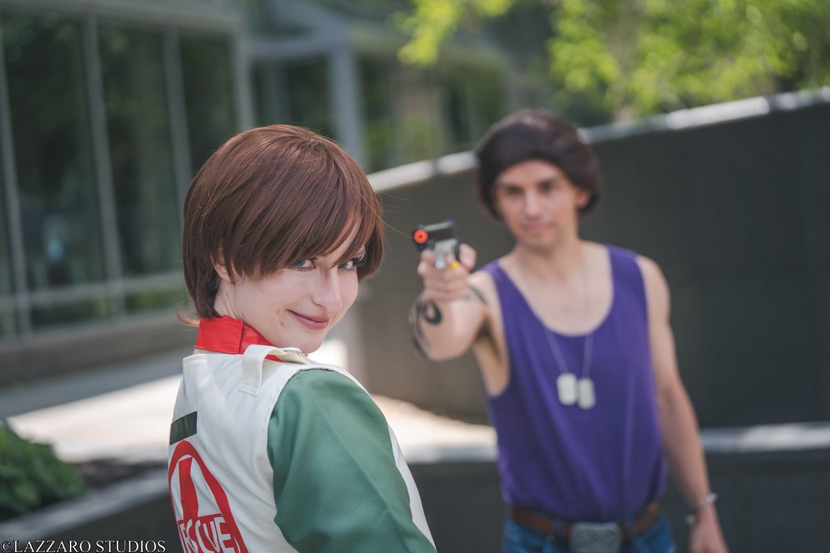 Rebecca Chambers: Billy…Lieutenant Coen. 
Billy Corn: So, you seem to know me. Been fantasizing about me, have you?
Rebecca:

#Lazzarostudios #ResidentEvil #cosplay