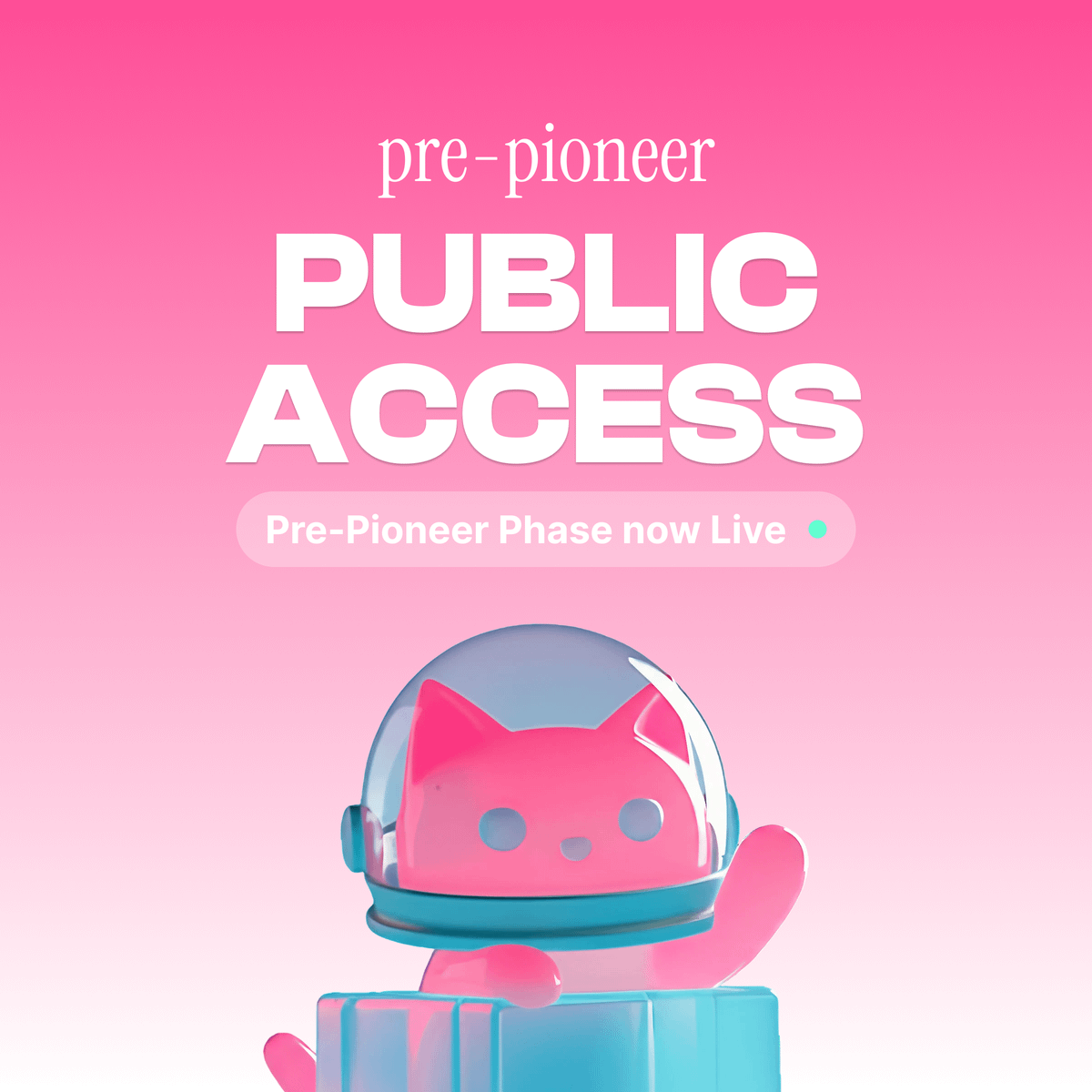 ultrasolid_hl's tweet photo. Pre-Pioneer Phase is LIVE!

UltraSolid is open to everyone.

No codes needed, just jump in and start using UltraSolid. https://t.co/jF5zT80oM0
