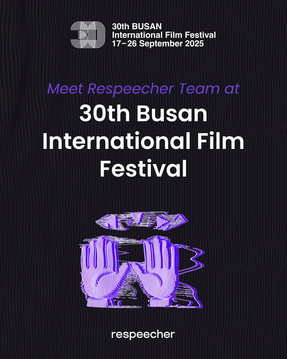 Respeecher (@respeecher) on Twitter photo Respeecher is heading to the <a href="/busanfilmfest/">부산국제영화제 BIFF</a> (Sept 17–26). Our tech is already powering Hollywood, and now we’re excited to share it in Asia’s hottest film scene.
Meet Volodymyr Ovsiienko to hear how synthetic speech is revolutionizing production. Respeecher is heading to the <a href="/busanfilmfest/">부산국제영화제 BIFF</a> (Sept 17–26). Our tech is already powering Hollywood, and now we’re excited to share it in Asia’s hottest film scene.
Meet Volodymyr Ovsiienko to hear how synthetic speech is revolutionizing production.