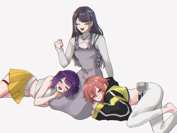 ダブルひざまくらGET #Yotsuh_Art #獅子どろーいんぐ #すずなーと