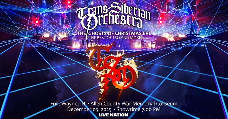 🚨 𝙋𝙍𝙀𝙎𝘼𝙇𝙀 𝘼𝙇𝙀𝙍𝙏 🚨

Venue presale tickets are ON SALE NOW for <a href="/trans_siberian/">Trans-Siberian Orchestra</a>  "The Ghosts of Christmas Eve: The Best of TSO &amp; More" at <a href="/acwmc/">@acwmc</a> on December 3!

🔥 Available TODAY ONLY until 10PM EST
🔥 Password: VENUE
🔥 Online Only

🎫: bit.ly/TSO2025FW